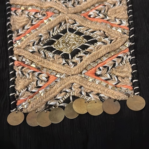 Greylin Anya Jumpsuit in black, Cotton blend, fully lined, bohemian, size S - Picture 13 of 16